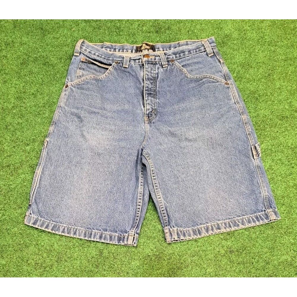 Vintage Mens Size 36 Arizona skater denim Jorts jean carpenter cargo shorts‎ Y2K
